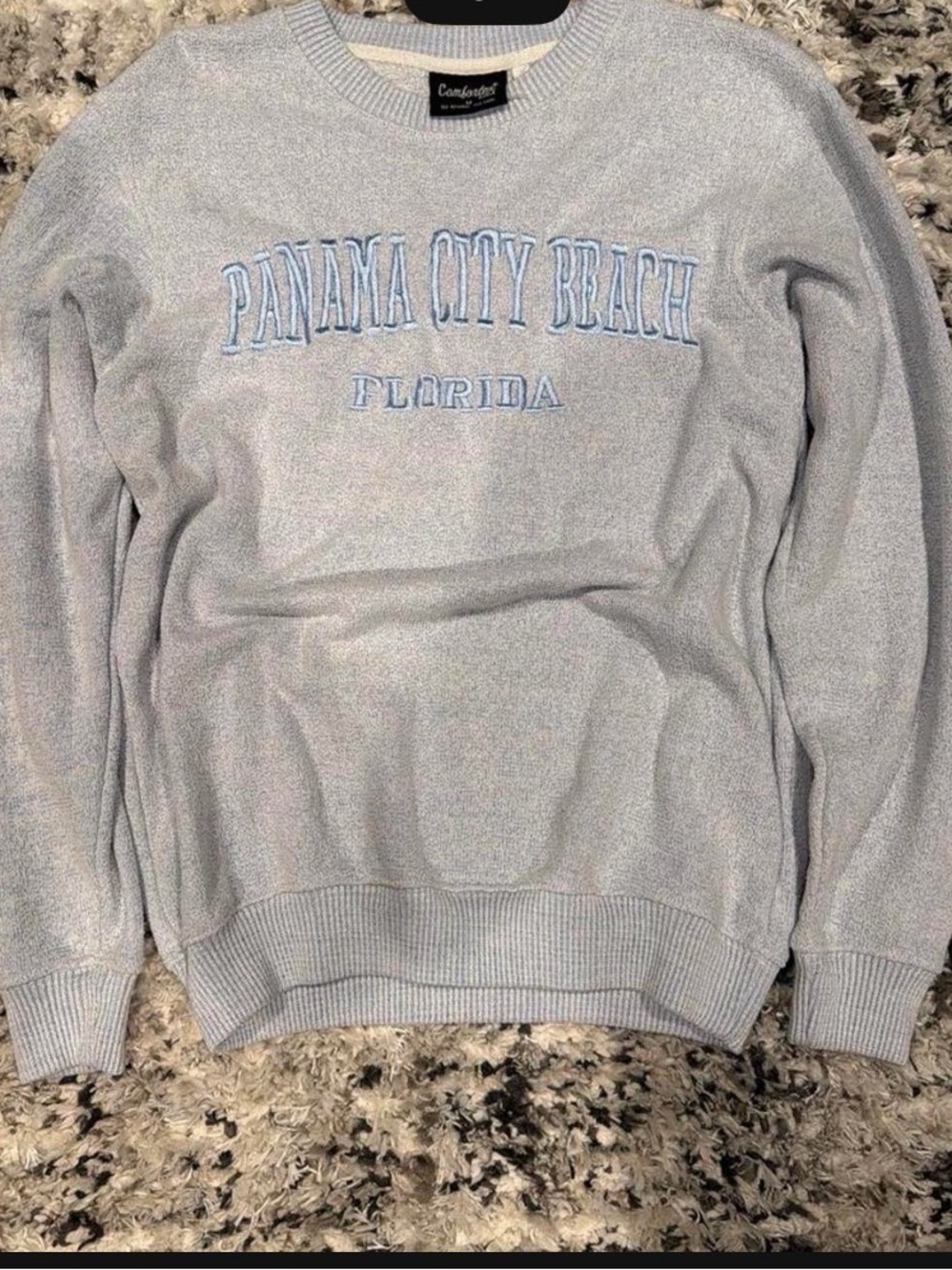 Panama City Beach Florida Crewneck Sweater - Light Gray
